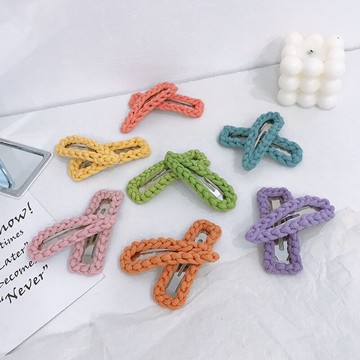 手工編織發夾BB夾少女韓國ins后腦勺碎發劉海夾網紅發卡夾子頭飾