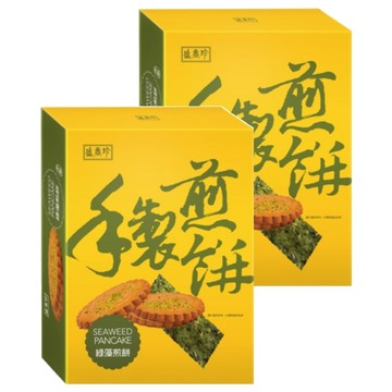 盛香珍 綠藻煎餅 7入  210g  2盒