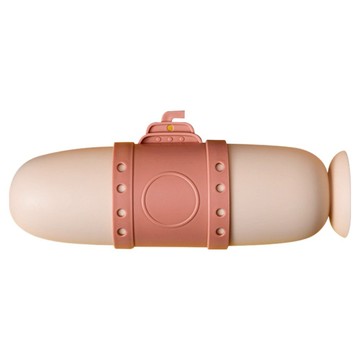 葉子小舖 潛水艇牙刷漱口杯架組  1組  粉色