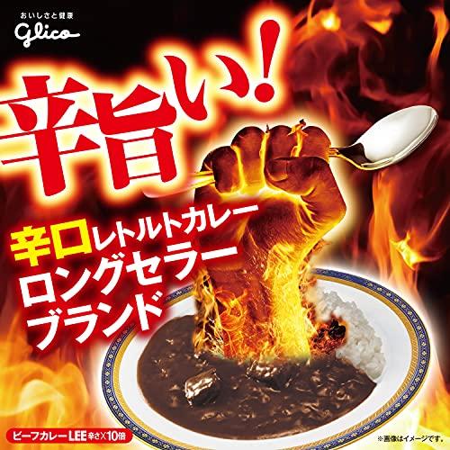 江崎グリコ ビーフカレーLEE辛さ×10倍 180g×10個