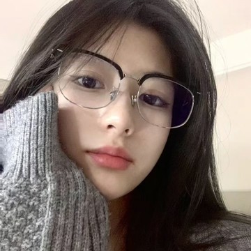 無度數鏡框 無度數眼鏡 眼鏡框 斯文半框眼鏡女高級感素顔神器方圓臉眼鏡框大臉顯瘦 非近視眼鏡框 QZHP