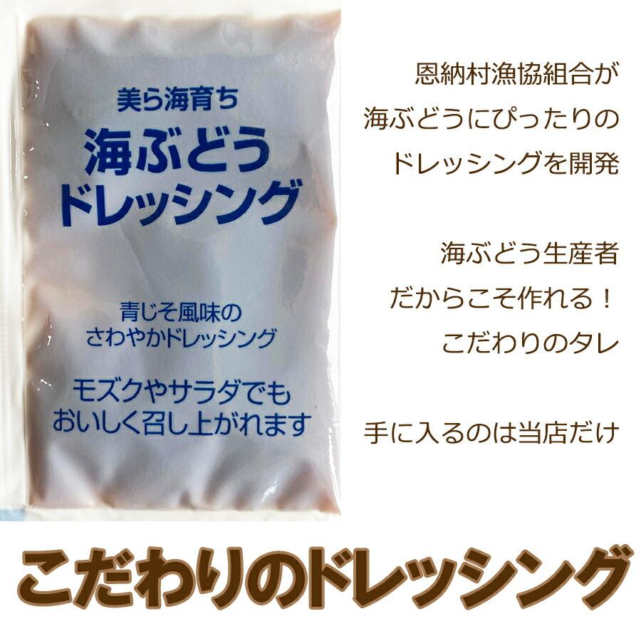 海ぶどう 沖縄産 100g 天皇杯受賞(クビレヅタ：海水入り海ブドウ) うみぶどう 専用タレ付  送料無料