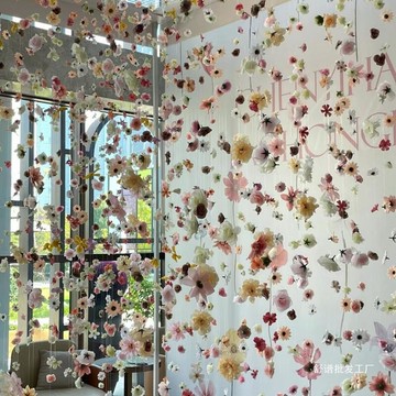 【新店熱銷】拍照道具仿真花美陳列櫥窗裝飾寫真打卡布置