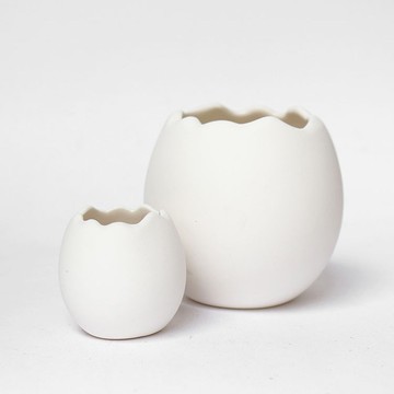 Egg planter 蛋形 / 陶瓷植物盆器 收納用具