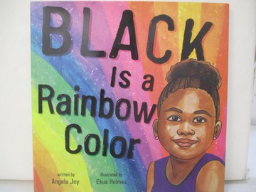 【書寶二手書T7／少年童書_ET2】Black Is a Rainbow Color_Holmes, Ekua
