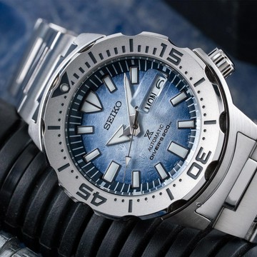 SEIKO 精工 Prospex 愛海洋 南極企鵝 200米潛水機械錶(SRPG57K1/4R36-11C0H)-42.4mm