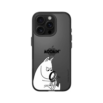 iPhone 16 Pro Clear (相機按鈕) 酷墨灰 - Moomin - 頭髮分岔了嗎？
