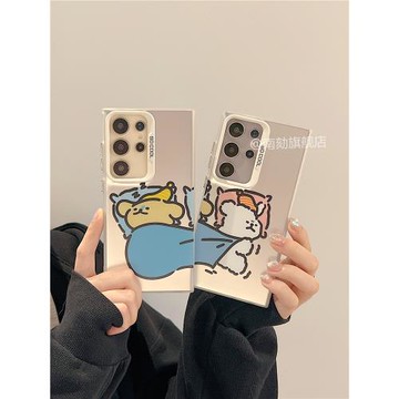 適用三星s25ultra手機殼超好看s25edge保護套s24s23u布丁線條狗s22+加十a52s21fe啊a55note20s20a54a53情侶