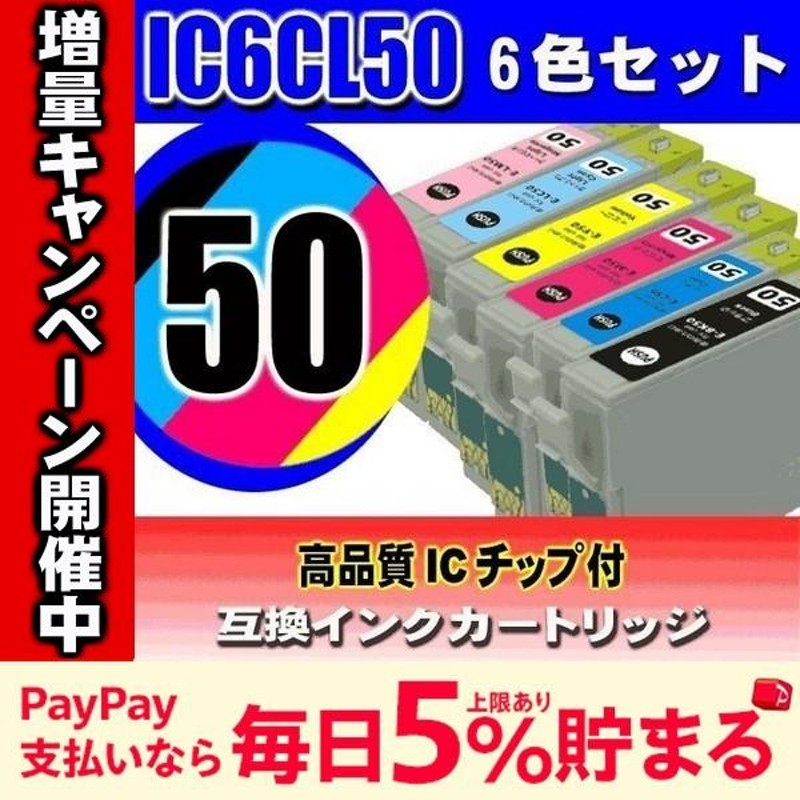 最大89%OFFクーポン インクカートリッジ 6色