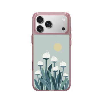 iPhone 17 Pro Max Clear (相機按鈕) 晶醺玫 - ilovedoodle (Lim Heng Swee) - White Cat Flowers - 白貓花朵