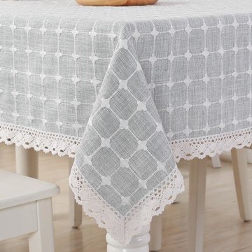 桌布布藝棉麻輕奢高級感亞麻客廳長方形圓形茶幾2025新款餐桌臺布