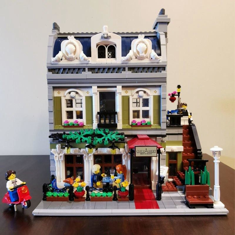 LEGO互換 LEGO風 クリエイター パリジャン 紙マニュアル付き ブロック
