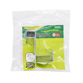 力韋 LW-A3164 不鏽鋼Z型掛勾 (2入) -小 Z型不鏽鋼門後掛勾 門背衣帽掛勾 門後掛鉤 Z型掛勾 掛勾【APP滿額下單10%點數(單一帳號最高5000點)】1/31止