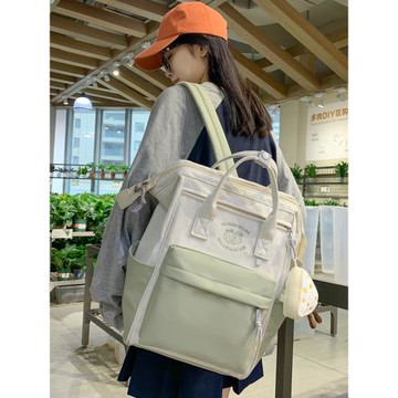 書包女2025新款時尚原創小眾初中生大學生大容量日系電腦雙肩背包