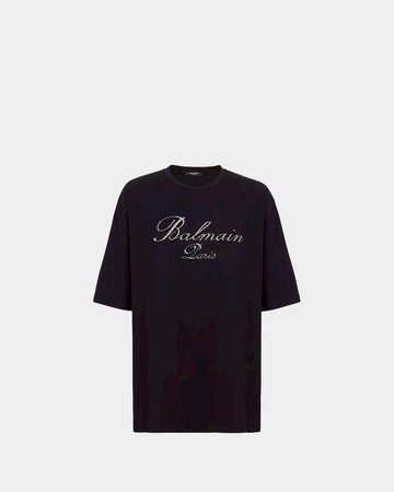 BALMAIN 標誌性刺繡 T-Shirt - L