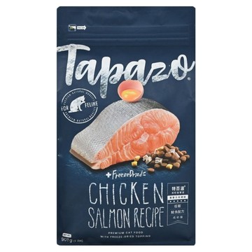 Tapazo 特百滋 成幼貓用 凍乾雙饗宴 低敏配方乾糧  鮭魚  907g  1包