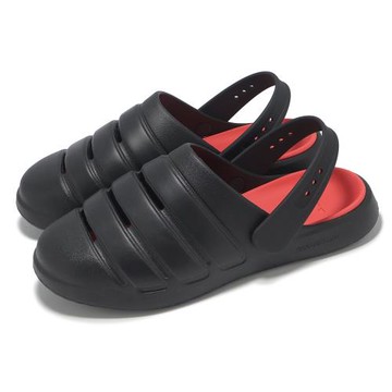 adidas 涼拖鞋 Znsory Clog 男鞋 黑 白 輕量 後跟旋轉式 愛迪達 JR7637