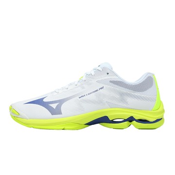 Mizuno 美津濃 排球鞋 Wave Lightning Pro 男鞋 白 藍 運動鞋 美津濃 V1GA2660-39