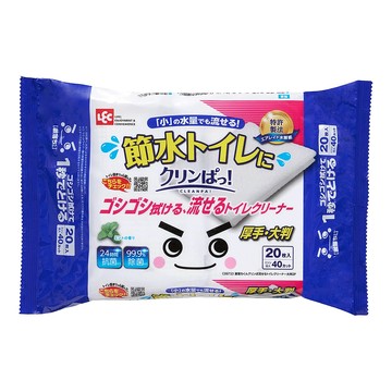 LEC 激落君 Cleanpa 廁所清潔用防菌濕紙巾  310 x 220mm  1包