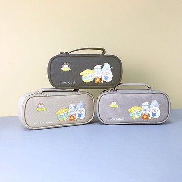 Chuyu 【網購/直營限定】手提上翻筆袋/手提文具盒/多功能大容量