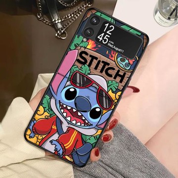 沃配史迪適用三星zflip4手機殼折疊屏Galaxyzflip4新款可愛女zflip3個性創意男Galaxyz動漫卡通全包防摔保護