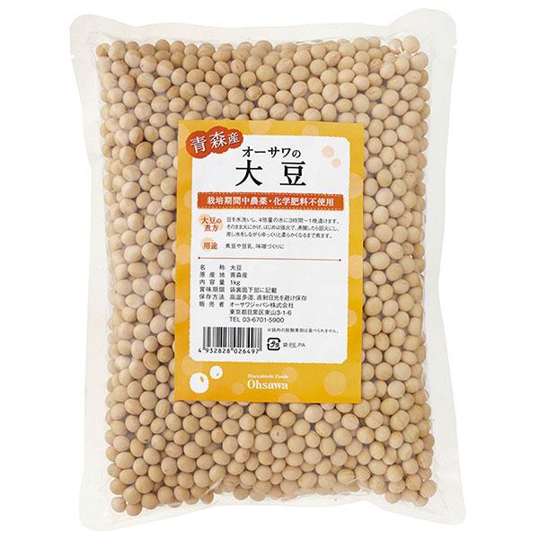 オーサワジャパン   国内産 大豆 1kg