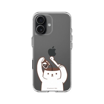 iPhone 17 Clear Case（相機按鈕） 透明 - 白白日記 Darylhochi - I NEED COFFEE!