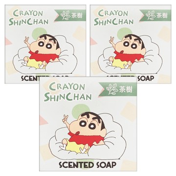 收納王妃 蠟筆小新 香氛皂 茶樹皂 3件組  100g  3個