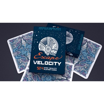 【USPCC 撲克】Escape Velocity (Blue) Playing Cards