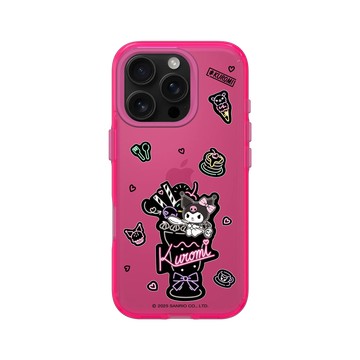 iPhone 16 Pro Clear 粉漾桃 - 三麗鷗-酷洛米 Kuromi - 大快朵頤