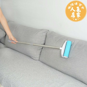 粘毛器 黏毛器 長桿粘毛器 地板擦 可水洗粘毛器長桿水洗型粘塵滾筒清潔地毯沙髮床家用大號粘毛滾刷