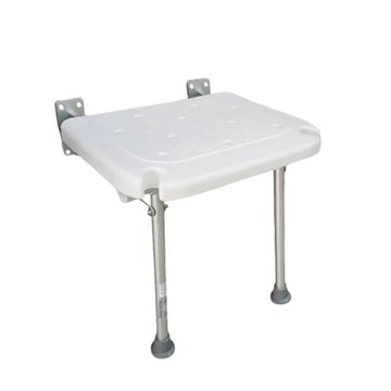 【海夫健康生活館】宜康YIKA 居家用無障礙 ABS 壁掛式 90度收合洗澡椅 沐浴椅(400x380x420mm)