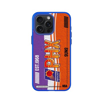 iPhone 15 Pro Max Clear 激光藍 - NBA - 復古球員卡-鳳凰城太陽 Phoenix Suns - Vintage Card