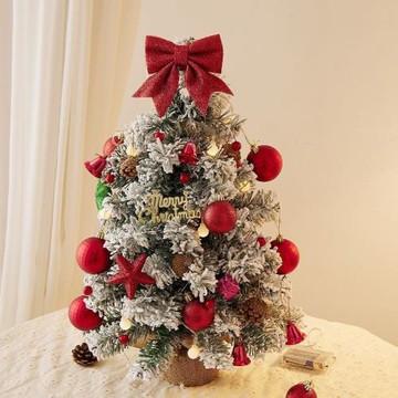 圣誕樹裝飾家用套餐60新款桌面小型裝飾品ins圣誕節迷你擺件