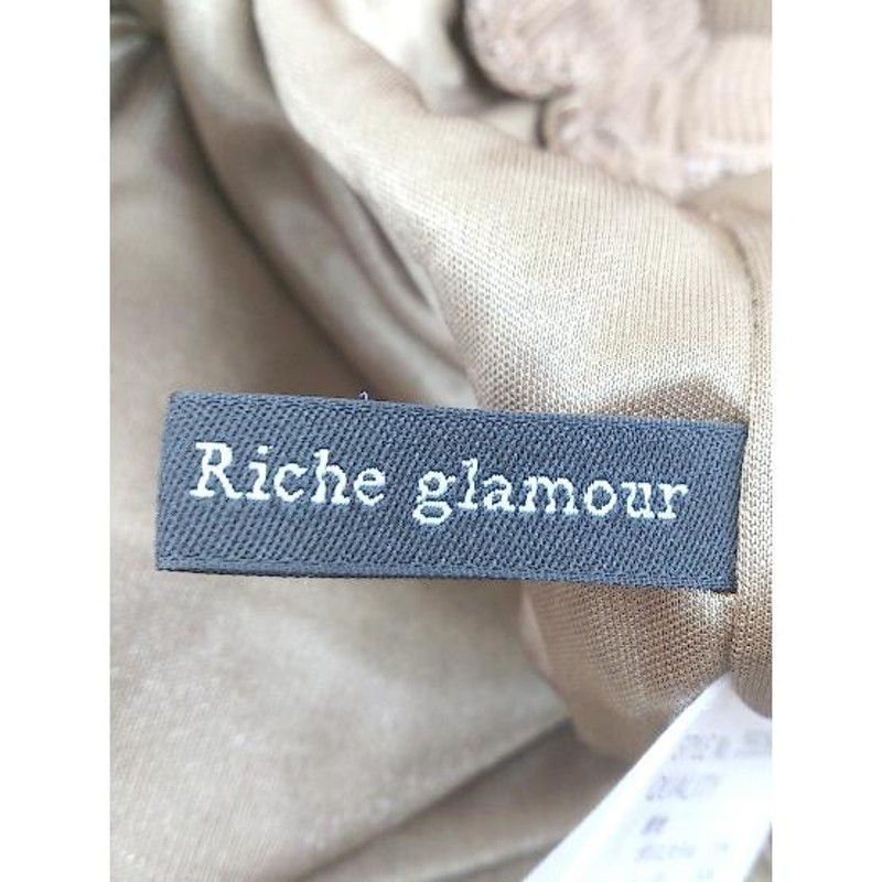 ◇ riche glamour リシェグラマー タック ニット ワイド パンツ サイズ