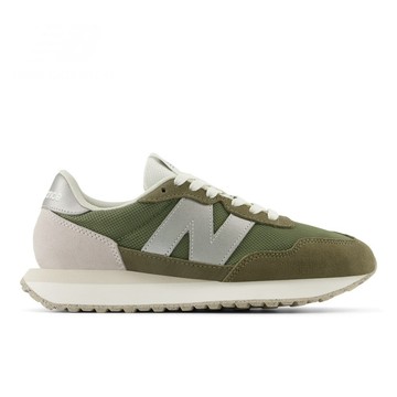 【NEW BALANCE】 237系列 女 復古 休閒 老爹鞋 B楦 綠 WS237MSW