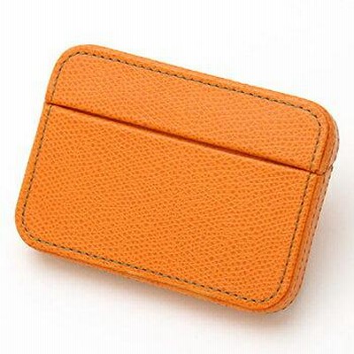 伊東屋 カラーチャート ボックス型名刺入れ サンセットオレンジ AA05-41・箱無メール便(*注1)