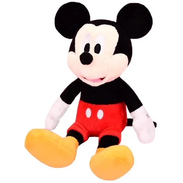 KHTOY Disney 迪士尼 絨毛系列娃娃  米奇 黑色 + 紅色