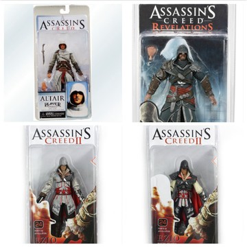 NECA 刺客信條 1代 2代 3代 EZIO 艾西歐 7寸可動人偶 手辦卡裝