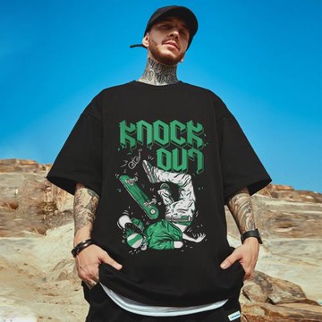 高街短袖t恤大碼男裝純棉寬松歐美夏季oversize美式上衣服ins潮牌