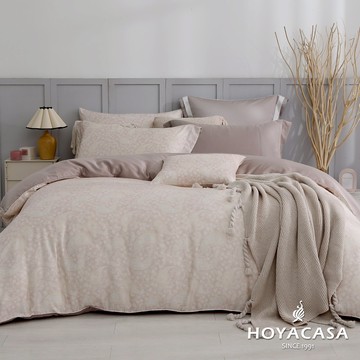 HOYACASA 60支抗菌天絲兩用被床包組｜琉紋緹語｜(雙人/加大/特大)