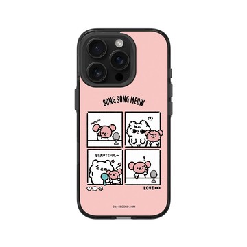 iPhone 16 Pro Clear (相機按鈕) 酷墨灰 - 爽爽貓 Song Song Meow by SECOND - 一起變美吧