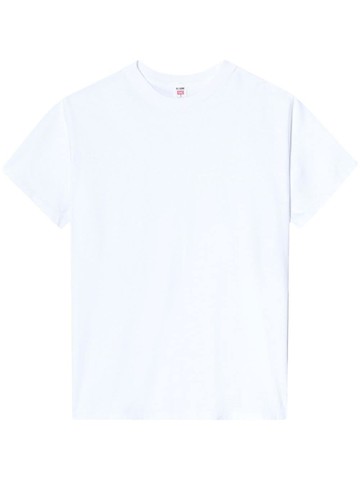 RE/DONE - round-neck short-sleeved T-shirt - women - Supima Cotton - L - White