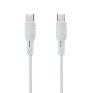 [RONEVER] 液態軟膠充電傳輸線(C-C) VPC174 白