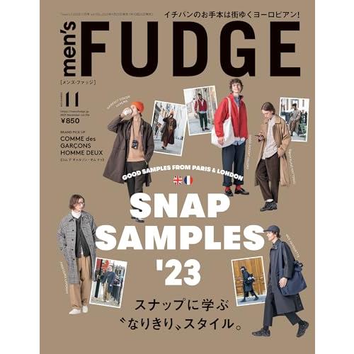 men s FUDGE メンズ ファッジ 2023年 11月号 Vol.156