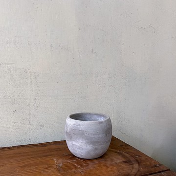 【盆器】水泥小圓球盆(9.5cm*9.5cm*8.5cm)