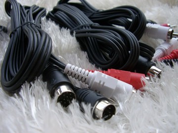 國產全新 SS S端子 土星 S端子線. 線體粗 質量不錯 30元/根