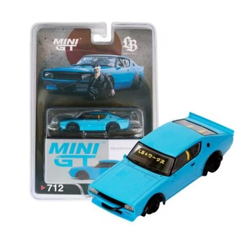 日本原宿限定 MINI GT  712 Nissan Skyline Kenmeri Blister 社長車