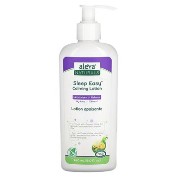Aleva Naturals, Sleep Easy 鎮靜乳液，8 液量盎司（240 毫升）