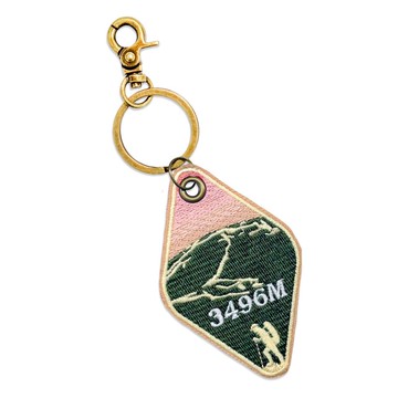 【台灣百岳刺繡鑰匙圈】三叉山 Sancha Mountain